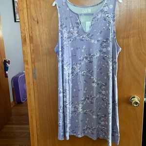 NWT Maurices 2X purple floral dress